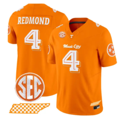 Ty Redmond Jersey #4 Tennessee Vols Music City Edition Stitched by My Store NCAA Football Jerseys