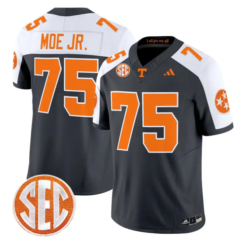 Wendell Moe Jr Jersey #75 Tennessee Vols 2026 Vapor Limited Stitched by My Store NCAA Football Jerseys