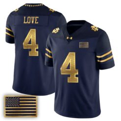 Notre Dame Fighting Irish 2026 Shamrock Series Football Vapor Jersey - Stitched by Notre Dame Fighting Irish