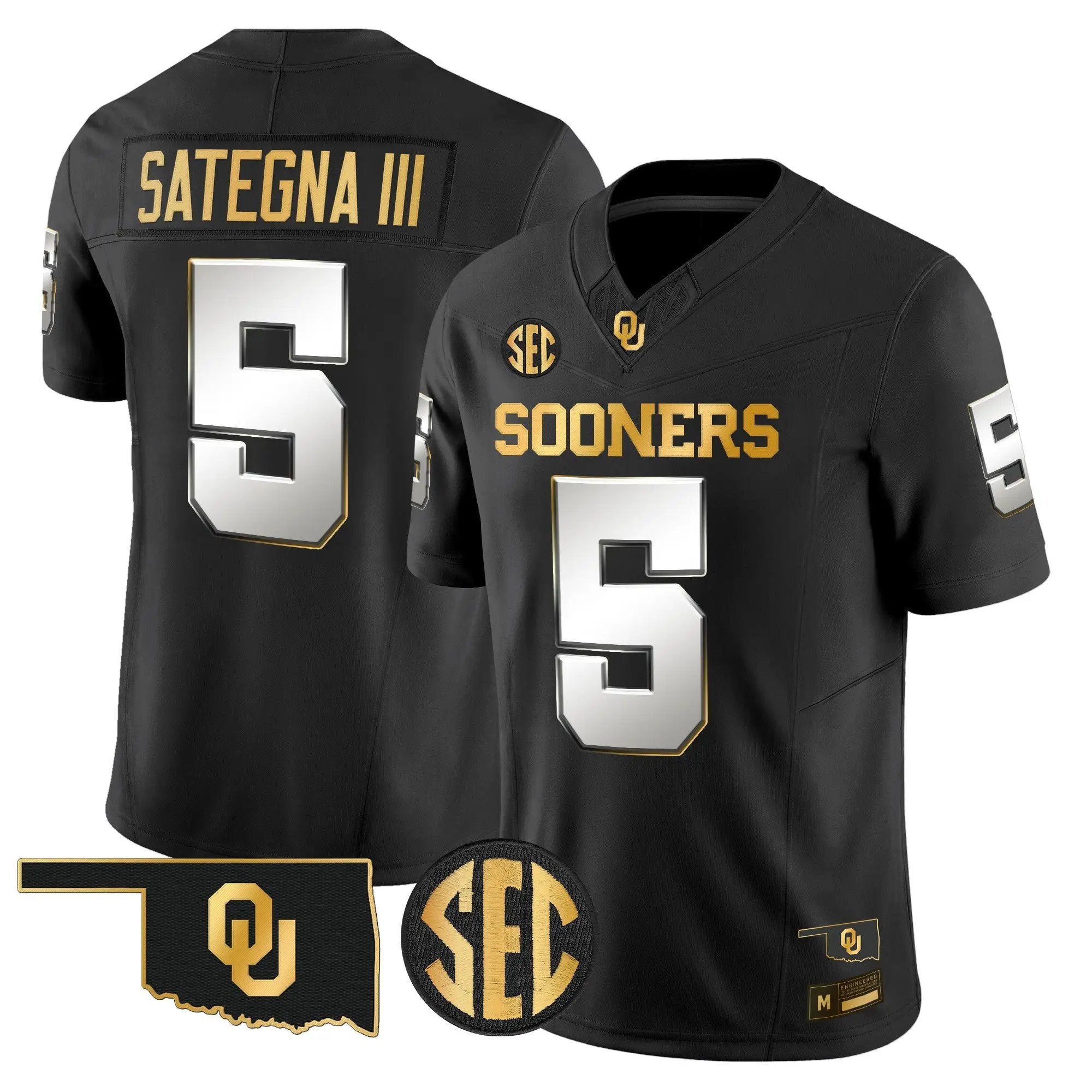 OU 2026 Gold Vapor Limited Jersey - Stitched by Digigearus