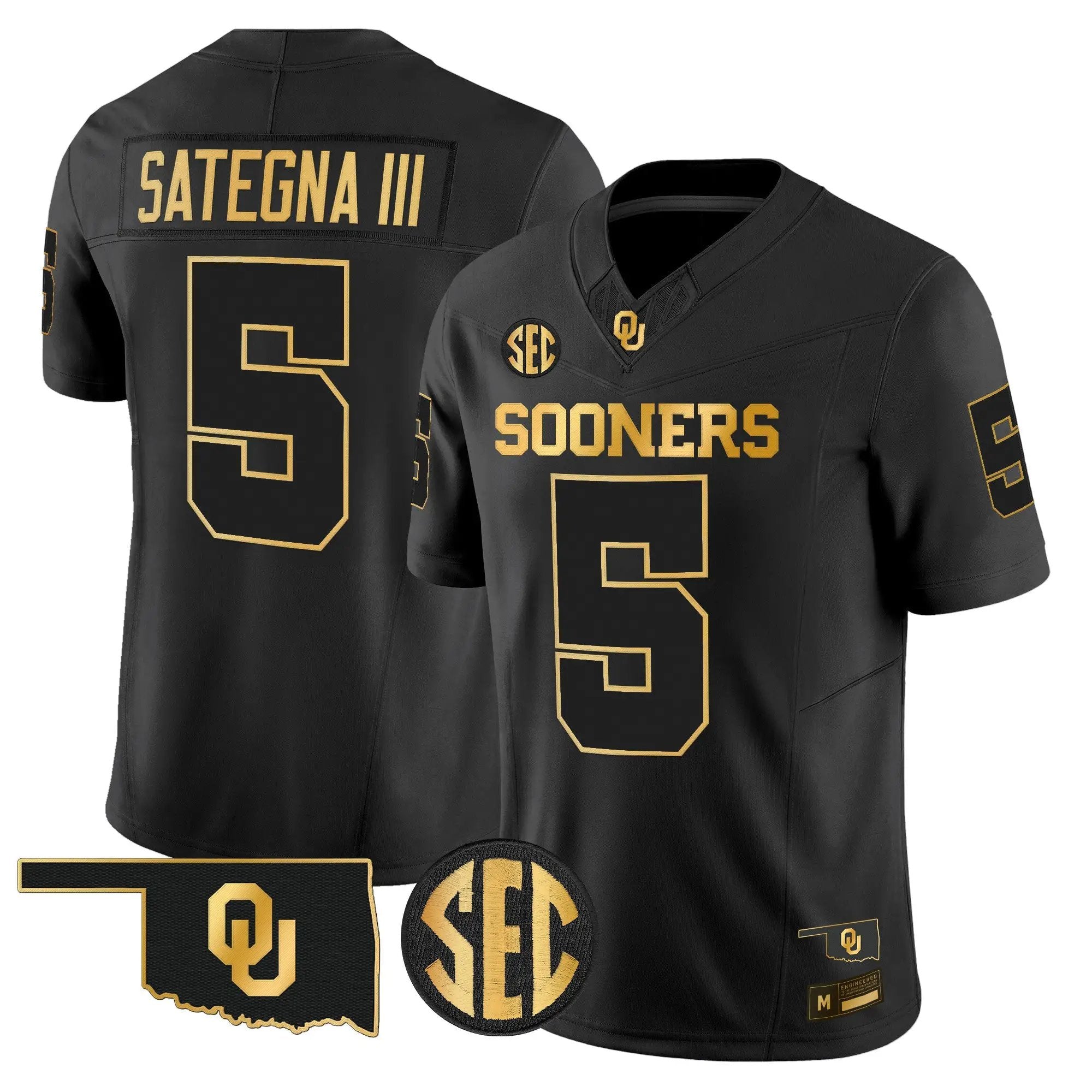 OU 2026 Gold Vapor Limited Jersey - Stitched by Digigearus