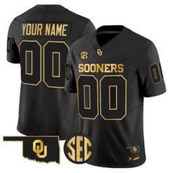 OU 2026 Gold Vapor Limited Custom Jersey - Stitched by Digigearus