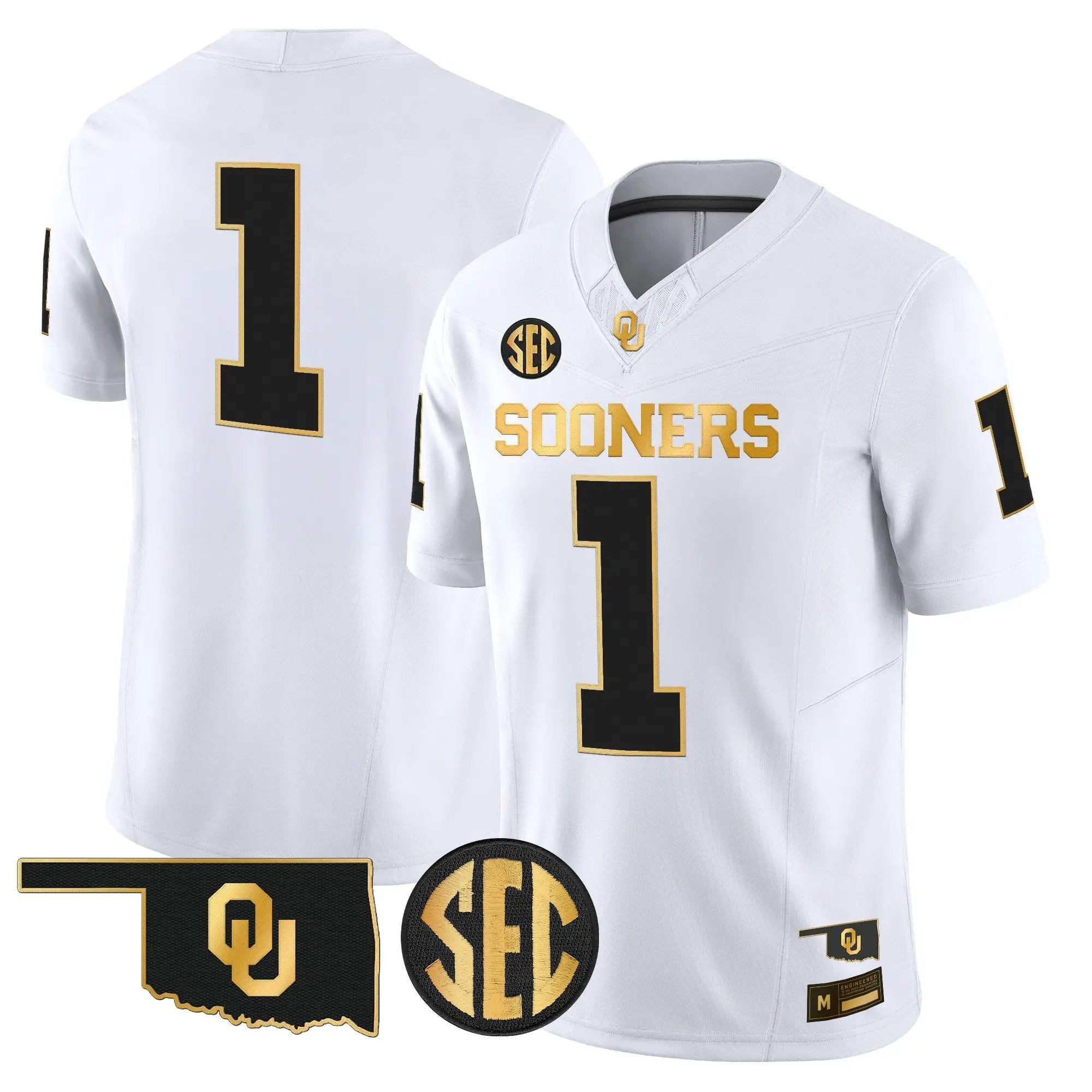 OU 2026 Gold Vapor Limited Jersey - Stitched by Digigearus