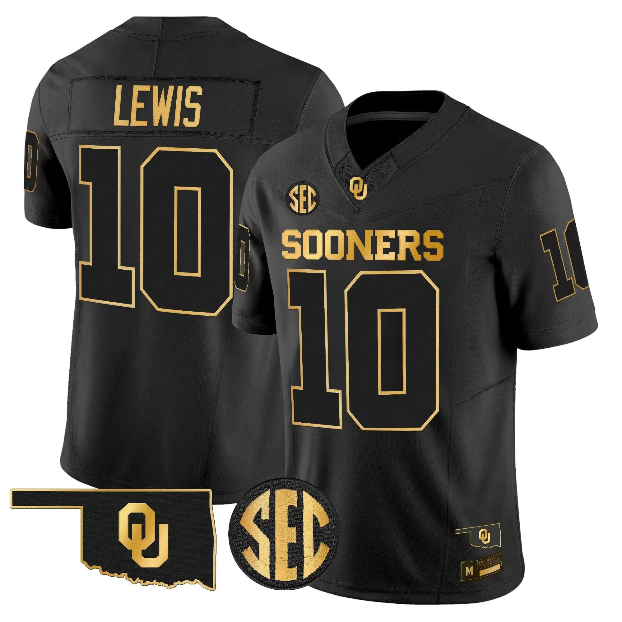 OU 2026 Gold Vapor Limited Jersey - Stitched by Digigearus