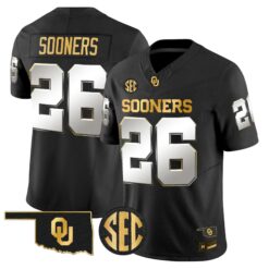 OU 2026 Gold Vapor Limited Jersey - Stitched by Digigearus