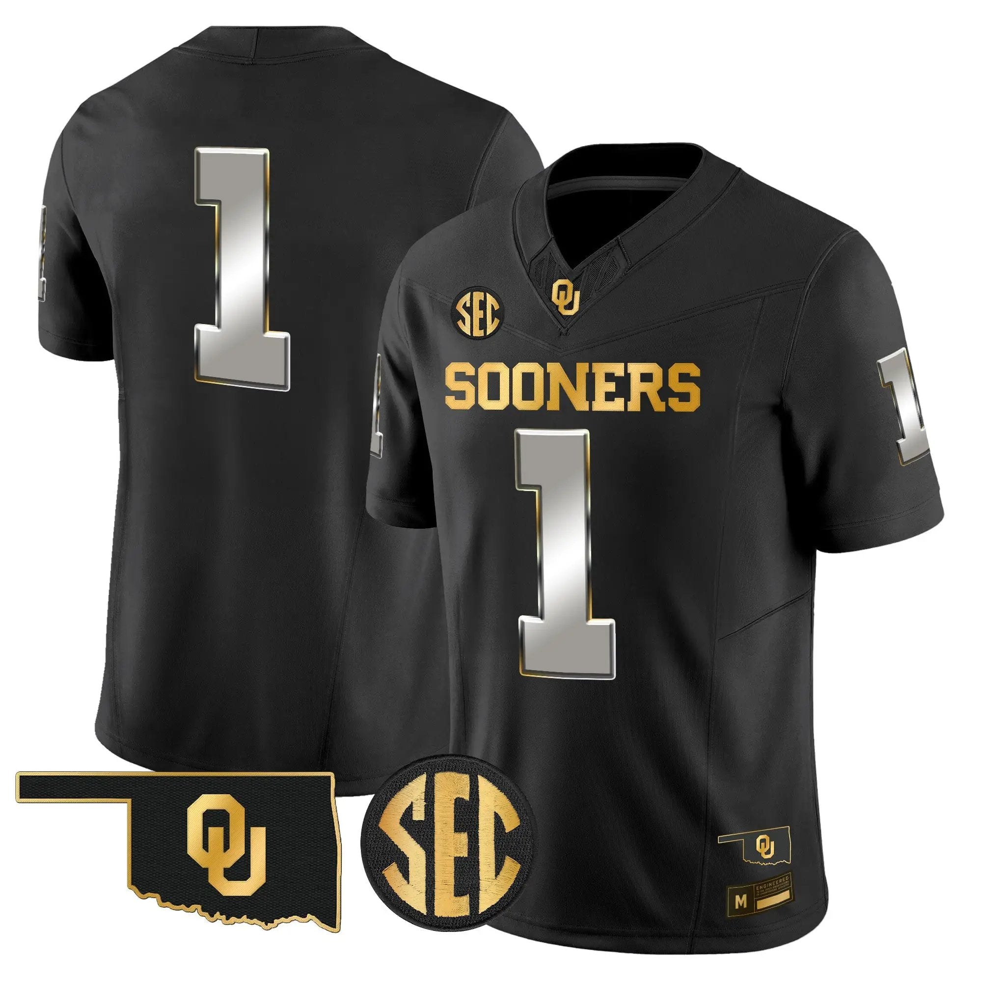 OU 2026 Gold Vapor Limited Jersey - Stitched by Digigearus