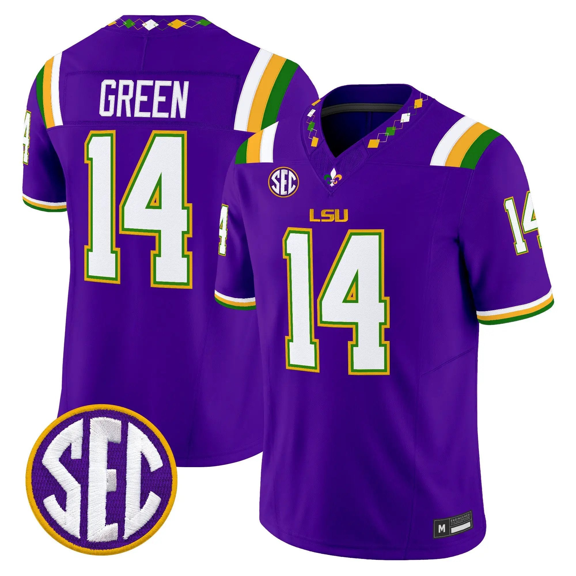 LSU 2026 "Mardi Gras Edition'' Vapor Limited Jersey - Stitched by LSU Tigers