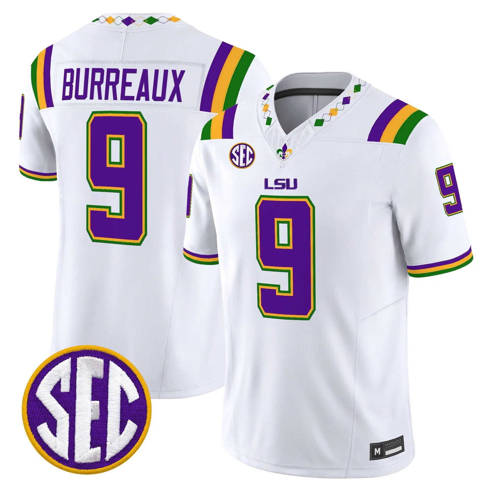 LSU 2026 "Mardi Gras Edition'' Vapor Limited Jersey - Stitched by LSU Tigers