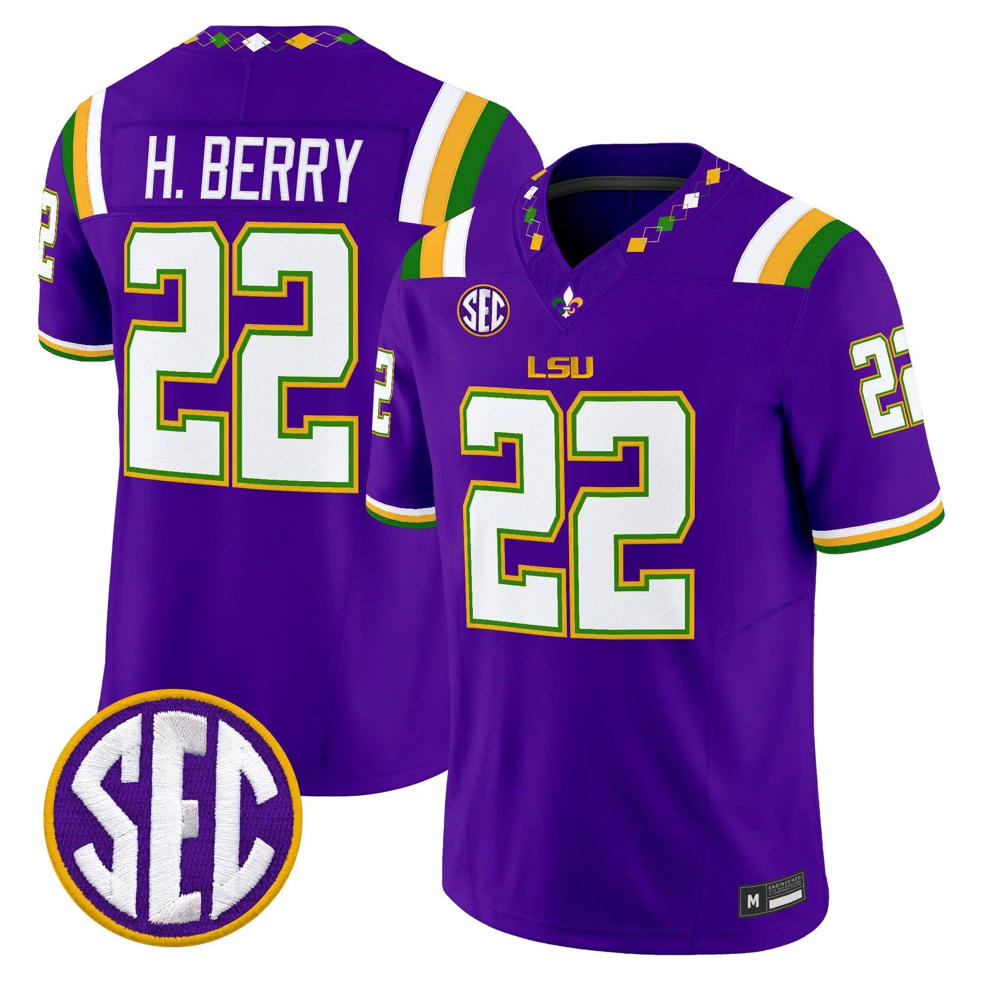 LSU 2026 "Mardi Gras Edition'' Vapor Limited Jersey - Stitched by LSU Tigers