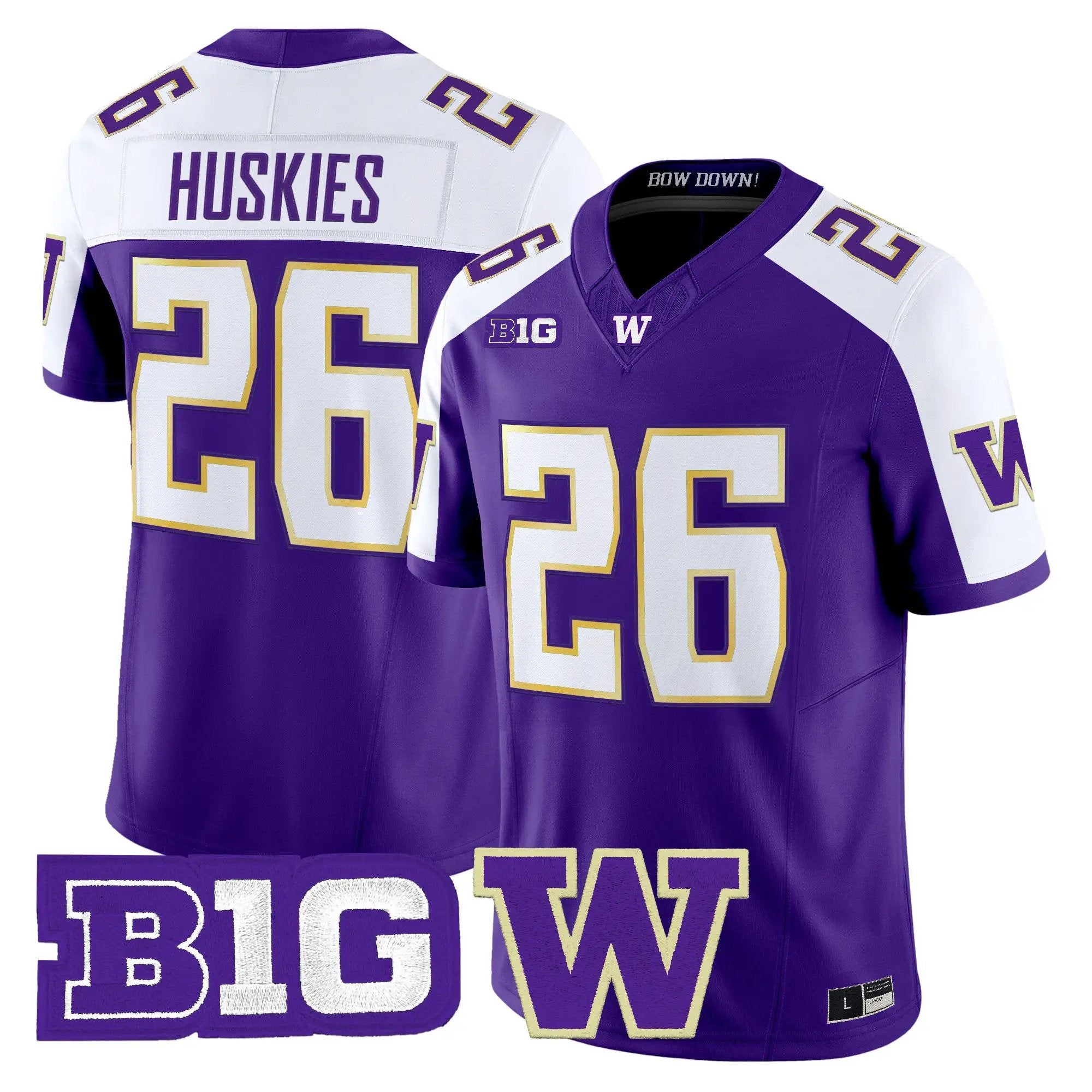 Washington Huskies 2026 Vapor Limited Jersey - Stitched by Digigearus