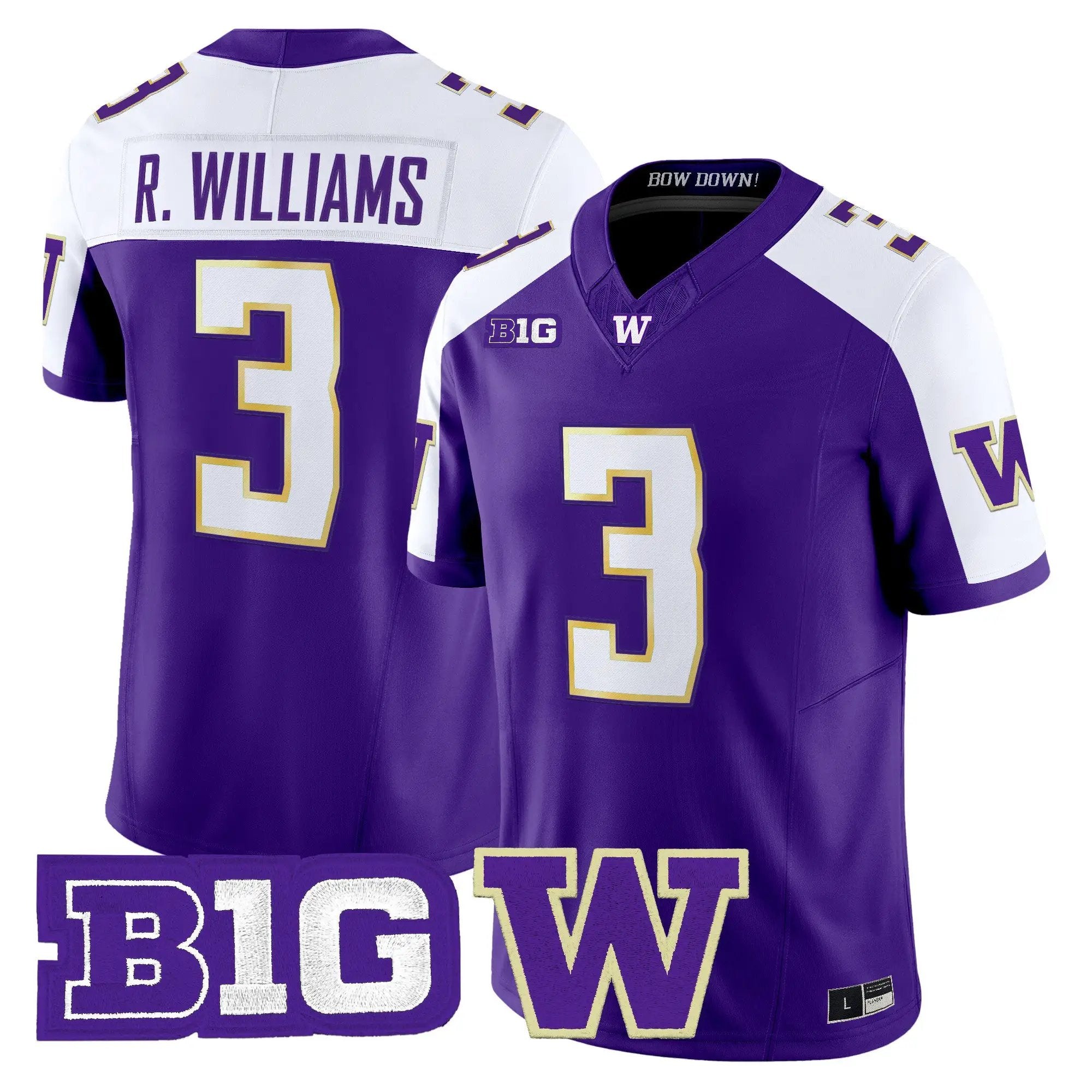 Washington Huskies 2026 Vapor Limited Jersey - Stitched by Digigearus