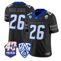 Boise State Jersey #26 Boise State Broncos 2026 Limited All Stitched by My Store NCAA Football Jerseys