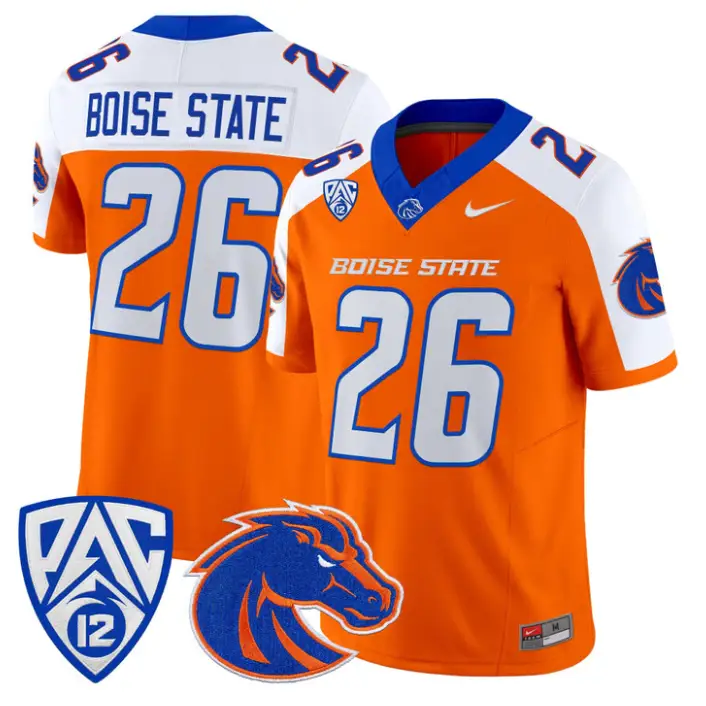 Boise State Jersey #26 Boise State Broncos 2026 Vapor Limited Stitched by My Store NCAA Football Jerseys