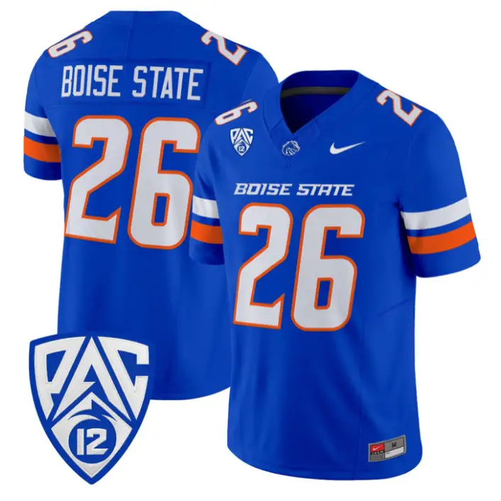 Boise State Jersey #26 Boise State Broncos 2026 Vapor Limited Stitched by My Store NCAA Football Jerseys
