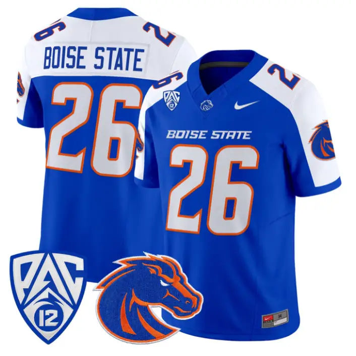 Boise State Jersey #26 Boise State Broncos 2026 Vapor Limited Stitched by My Store NCAA Football Jerseys