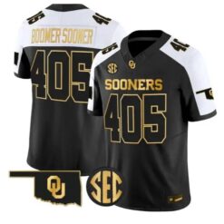 Boomer Sooner #405 Oklahoma Sooners Jersey 2026 Limited Stitched by My Store NCAA Football Jerseys