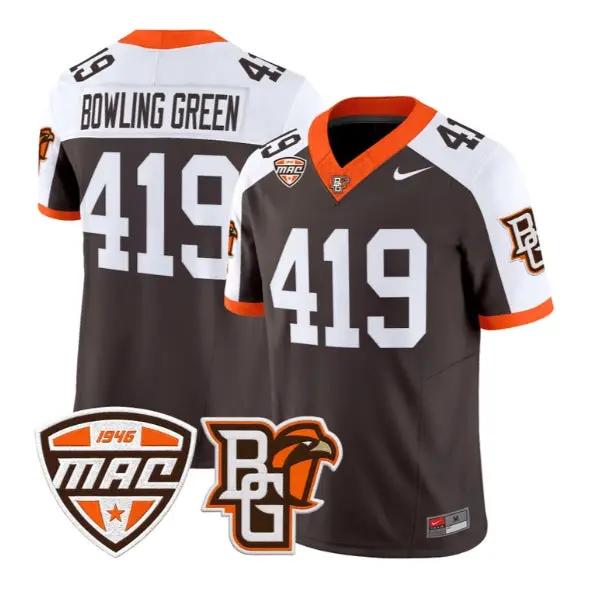 Bowling Green #419 Bowling Green Falcons Jersey 2026 Vapor Stitched by My Store NCAA Football Jerseys