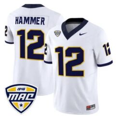 Bryson Hammer Jersey #12 Toledo Rockets 2026 Vapor Limited Stitched by My Store NCAA Football Jerseys