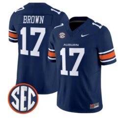 Byrum Brown #17 Auburn Tigers Jersey 2026 Vapor Limited All Stitched by My Store NCAA Football Jerseys