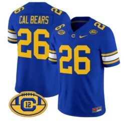 Cal Bears #26 California Golden Bears Throwback Jersey 2026 Limited All Stitched by My Store NCAA Football Jerseys