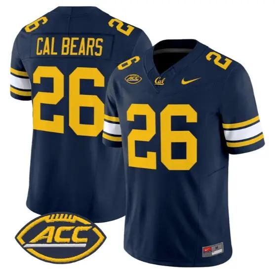 Cal Bears #26 Golden Bears Jersey 2026 Vapor Limited - All Stitched by My Store NCAA Football Jerseys
