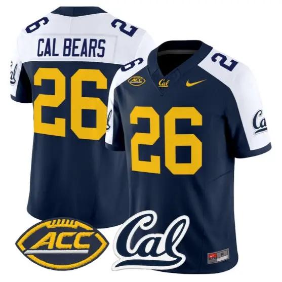 Cal Bears #26 Golden Bears Jersey 2026 Vapor Limited - All Stitched by My Store NCAA Football Jerseys