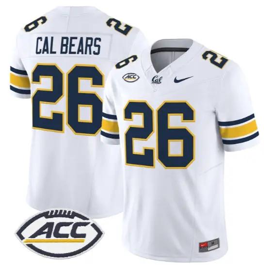 Cal Bears #26 Golden Bears Jersey 2026 Vapor Limited - All Stitched by My Store NCAA Football Jerseys