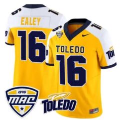 Chuck Ealey Jersey #16 Toledo Rockets 2026 Vapor Limited All Stitched by My Store NCAA Football Jerseys