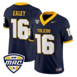 Chuck Ealey Jersey #16 Toledo Rockets 2026 Vapor Limited All Stitched by My Store NCAA Football Jerseys