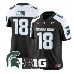 Connor Cook Jersey #18 Michigan State Spartans 2026 Limited Stitched by My Store NCAA Football Jerseys