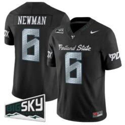 Cru Newman Jersey #6 Portland State Vikings 2026 Limited All Stitched by My Store NCAA Football Jerseys