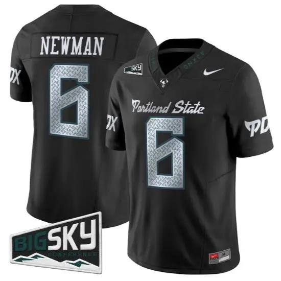 Cru Newman Jersey #6 Portland State Vikings 2026 Limited All Stitched by My Store NCAA Football Jerseys