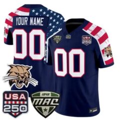 Custom Ohio Bobcats Jersey Name, Number 2026 Vapor Stitched by My Store NCAA Football Jerseys