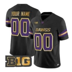 Custom Washington Huskies Jersey Name, Number 2026 Unleash the Dawgs Stitched by My Store NCAA Football Jerseys