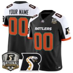 Custom Arizona Rattlers Jersey 2026 National Campions Patch Stitched by My Store NCAA Football Jerseys