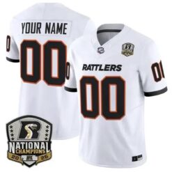 Custom Arizona Rattlers Jersey 2026 National Campions Patch Stitched by My Store NCAA Football Jerseys
