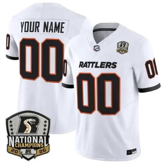 Custom Arizona Rattlers Jersey 2026 National Campions Patch Stitched by My Store NCAA Football Jerseys