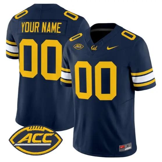 Custom Golden Bears Jersey Name, Number 2026 Vapor Limited All Stitched by My Store NCAA Football Jerseys