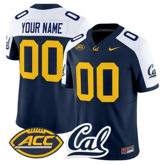 Custom Golden Bears Jersey Name, Number 2026 Vapor Limited All Stitched by My Store NCAA Football Jerseys