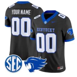 Custom Kentucky Wildcats Jersey Name, Number 2026 Limited Stitched by My Store NCAA Football Jerseys
