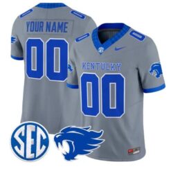 Custom Kentucky Wildcats Jersey Name, Number 2026 Limited Stitched by My Store NCAA Football Jerseys
