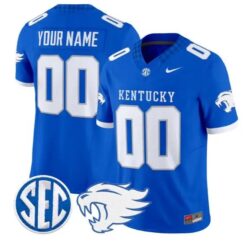 Custom Kentucky Wildcats Jersey Name, Number 2026 Limited Stitched by My Store NCAA Football Jerseys