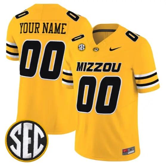 Custom Missouri Tigers Jersey Name, Number 2026 Vapor All Stitched by My Store NCAA Football Jerseys