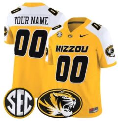 Custom Missouri Tigers Jersey Name, Number 2026 Vapor All Stitched by My Store NCAA Football Jerseys