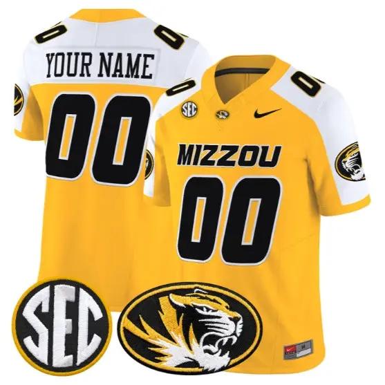 Custom Missouri Tigers Jersey Name, Number 2026 Vapor All Stitched by My Store NCAA Football Jerseys