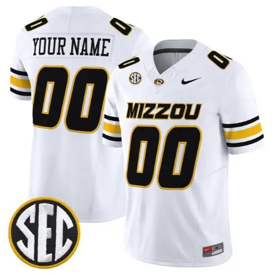 Custom Missouri Tigers Jersey Name, Number 2026 Vapor All Stitched by My Store NCAA Football Jerseys