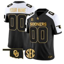 Custom Oklahoma Sooners Jersey Name, Number 2026 Limited Stitched by My Store NCAA Football Jerseys