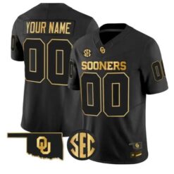Custom Oklahoma Sooners Jersey Name, Number 2026 Limited Stitched by My Store NCAA Football Jerseys