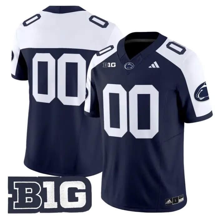 Custom Penn State Jersey 2026 No Name on Back Vapor Limited Stitched by My Store NCAA Football Jerseys