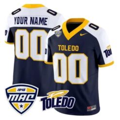 Custom Toledo Rockets Jersey Name, Number 2026 Vapor All Stitched by My Store NCAA Football Jerseys
